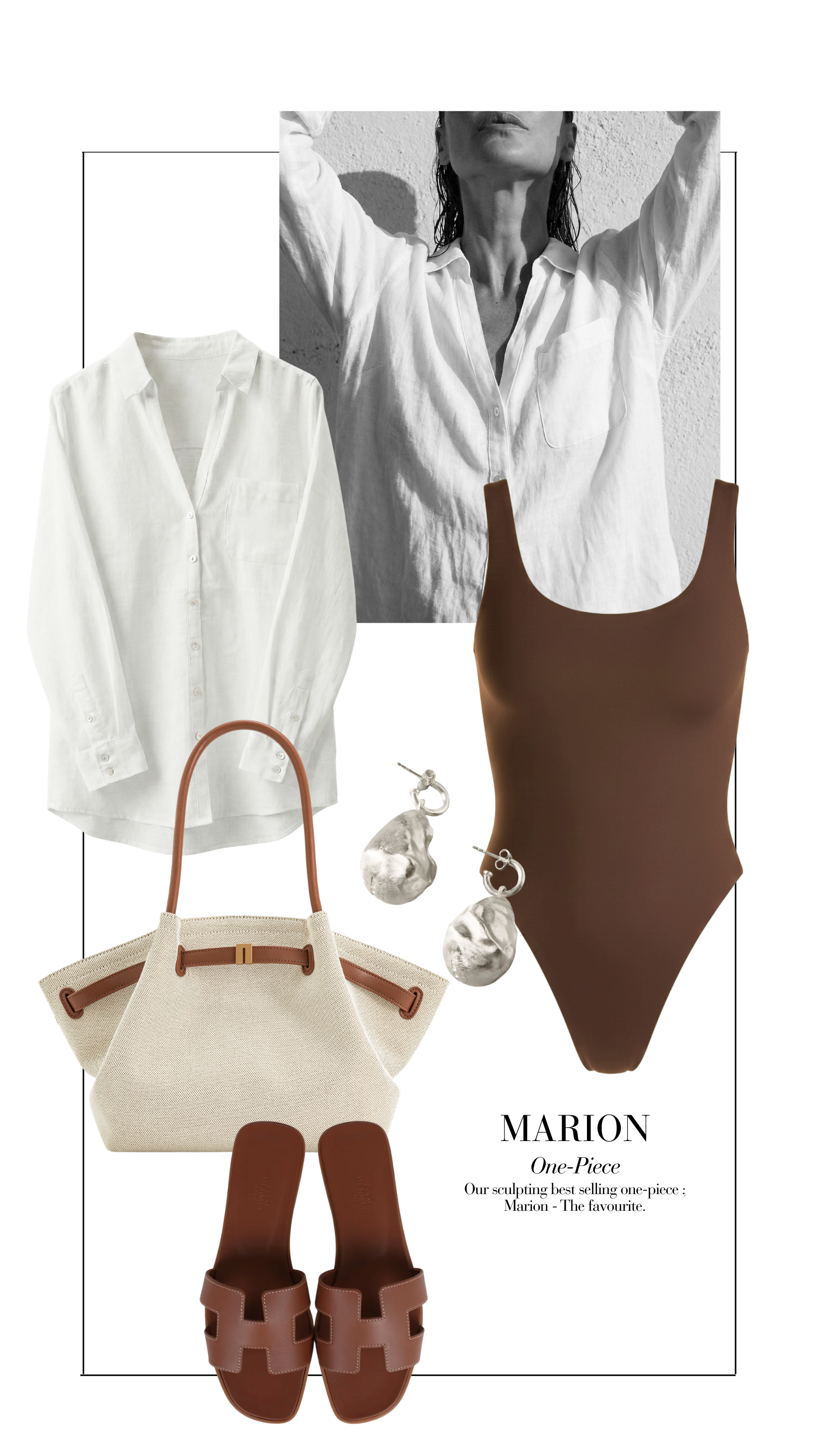 Maillot de bain une pièce Marion – Bleu marine
