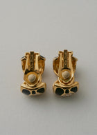 Vintage 1980 Christian Dior Leopard Clip Earrings