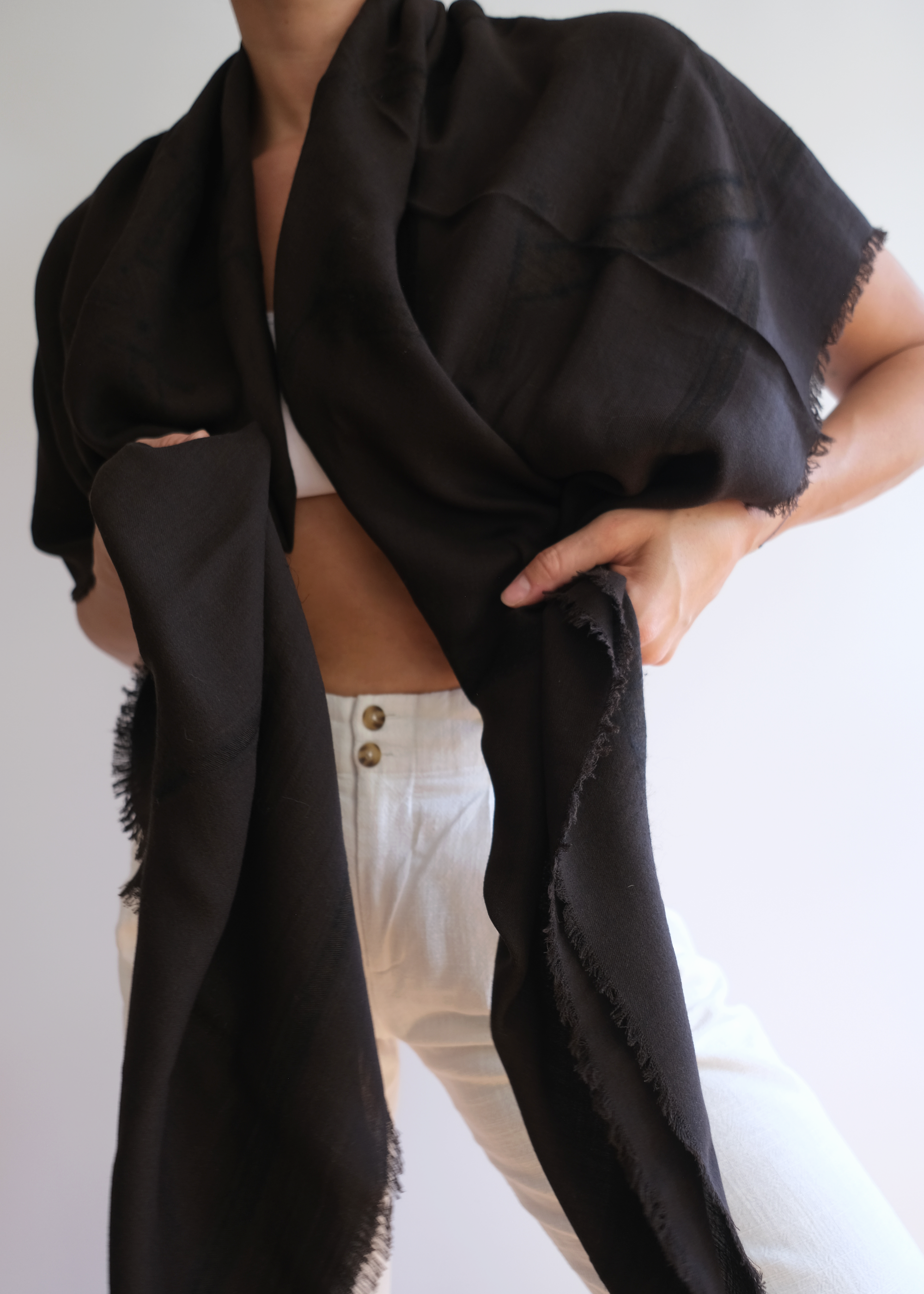 Authentic Valentino Cashmere Silk Scarf