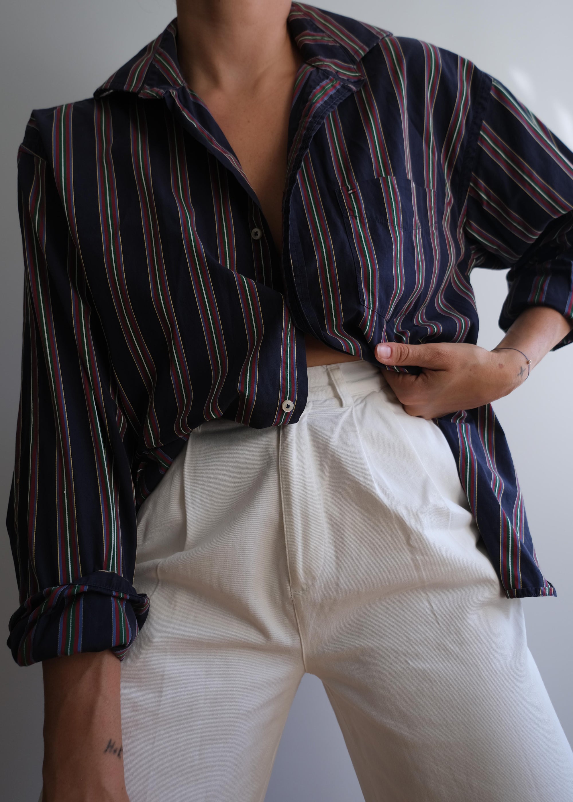 Vintage Tommy Hilfiger Nautial stripe shirt