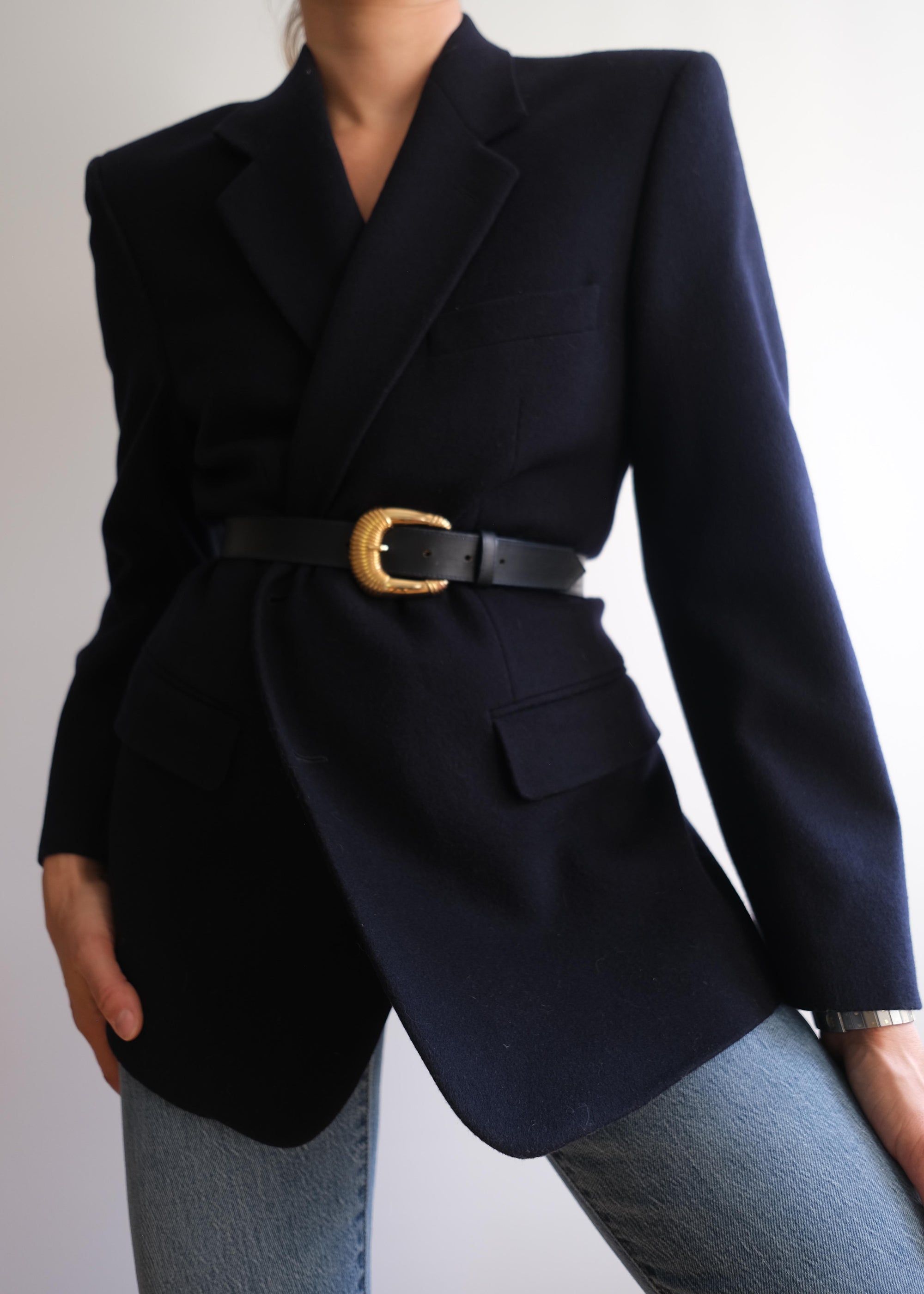 Italian Chic Virgin wool Blazer