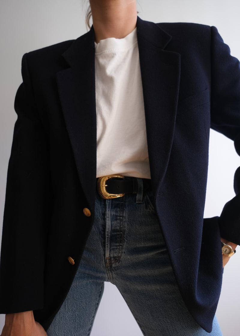 Italian Chic Virgin wool Blazer