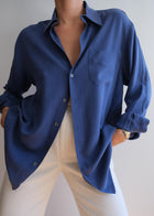 Vintage 100 % Silk Boss Shirt