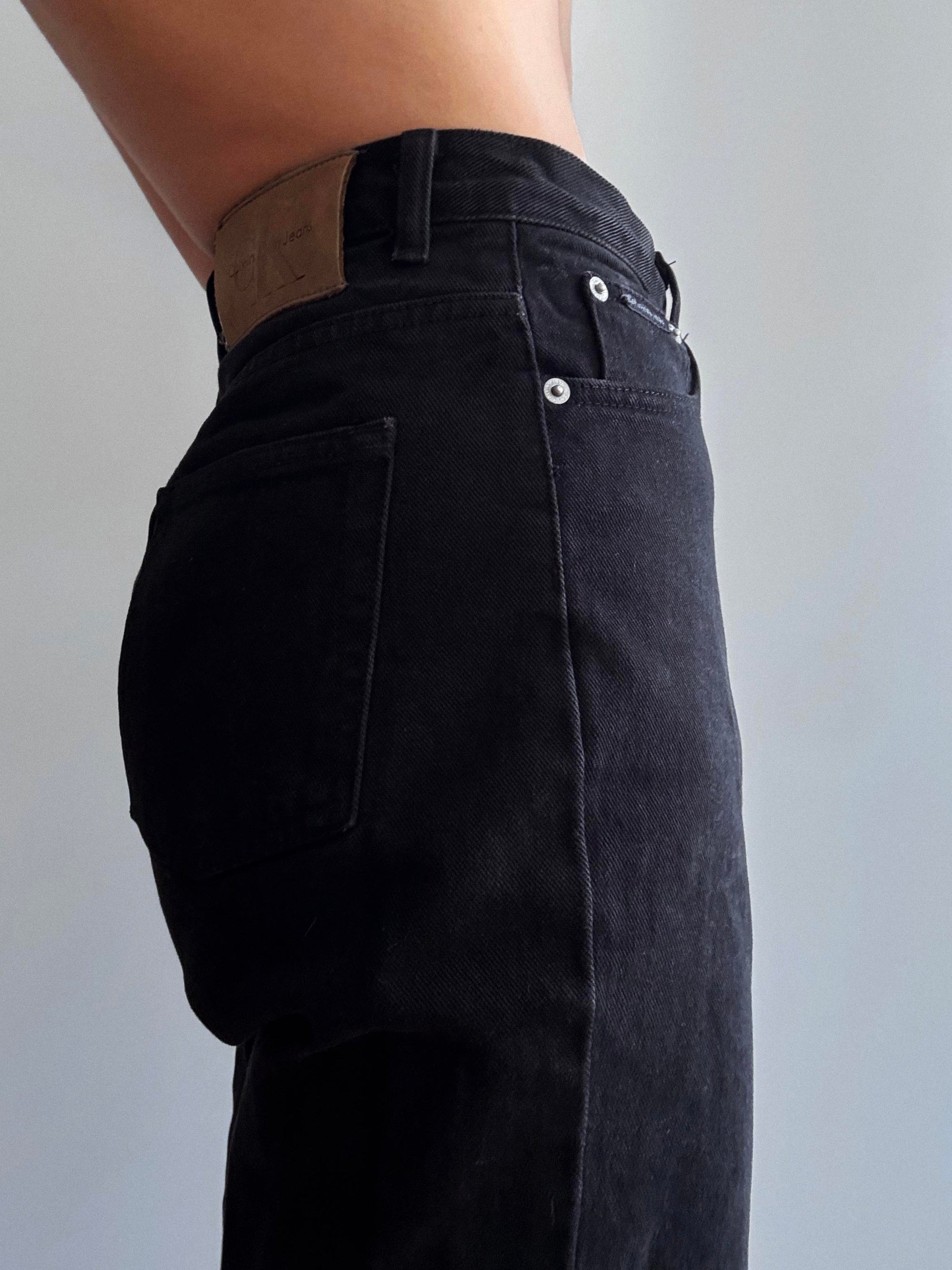 Vintage Calvin Klein Cotton Black Denim-27