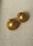 Vintage 88 Gold-Tone Clip-On Earrings