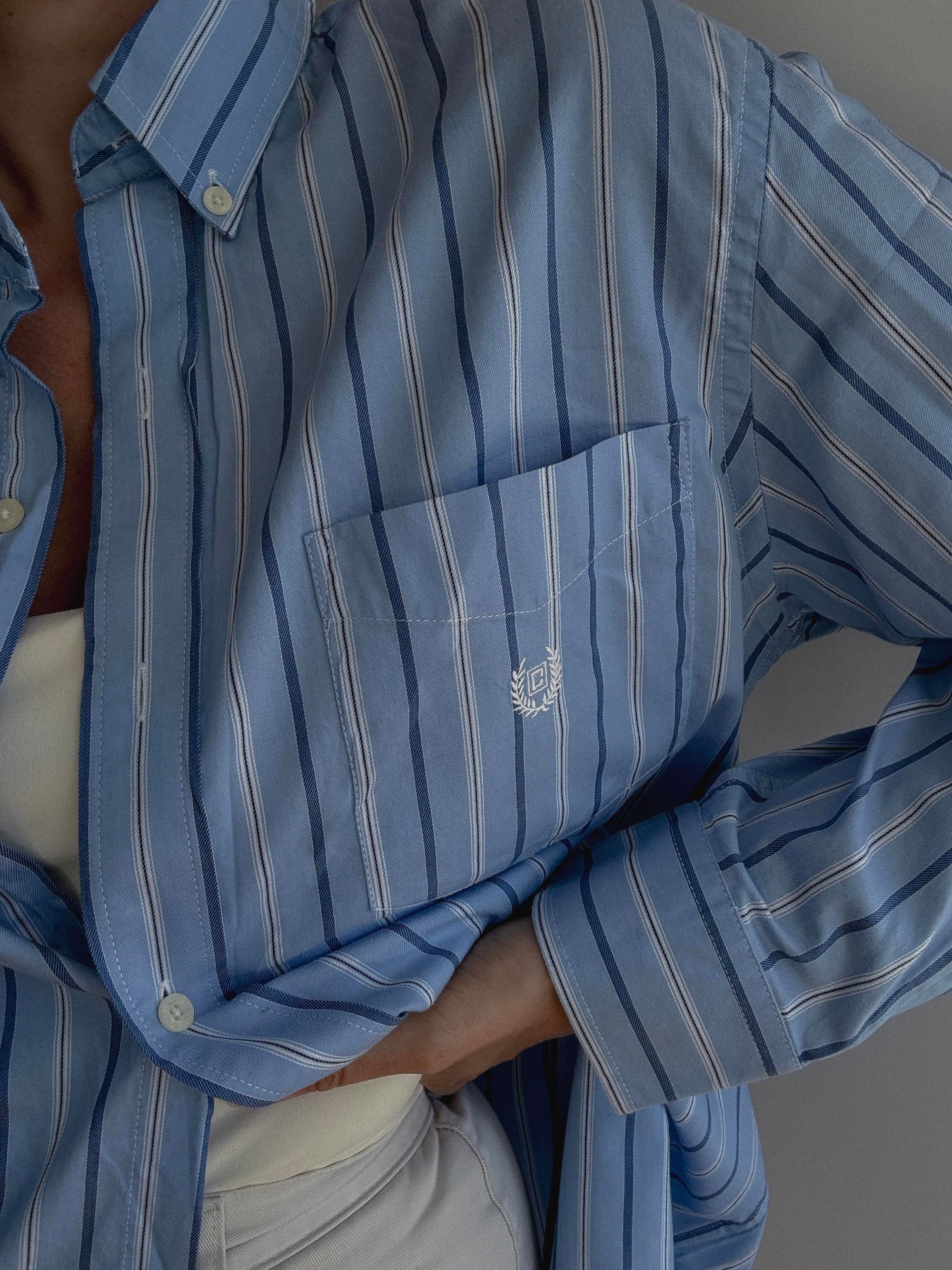 Vintage Preppy striped Shirt