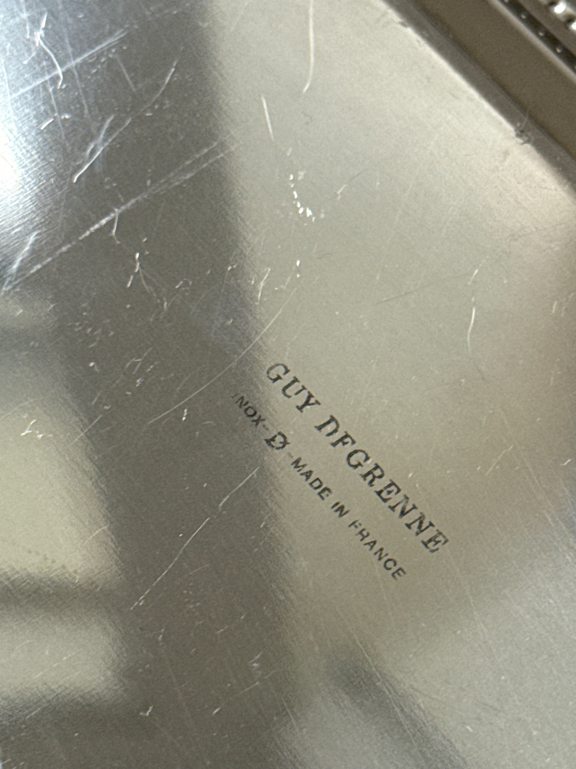 Vintage Guy Degrenne French Stainless Steel Serving Tray