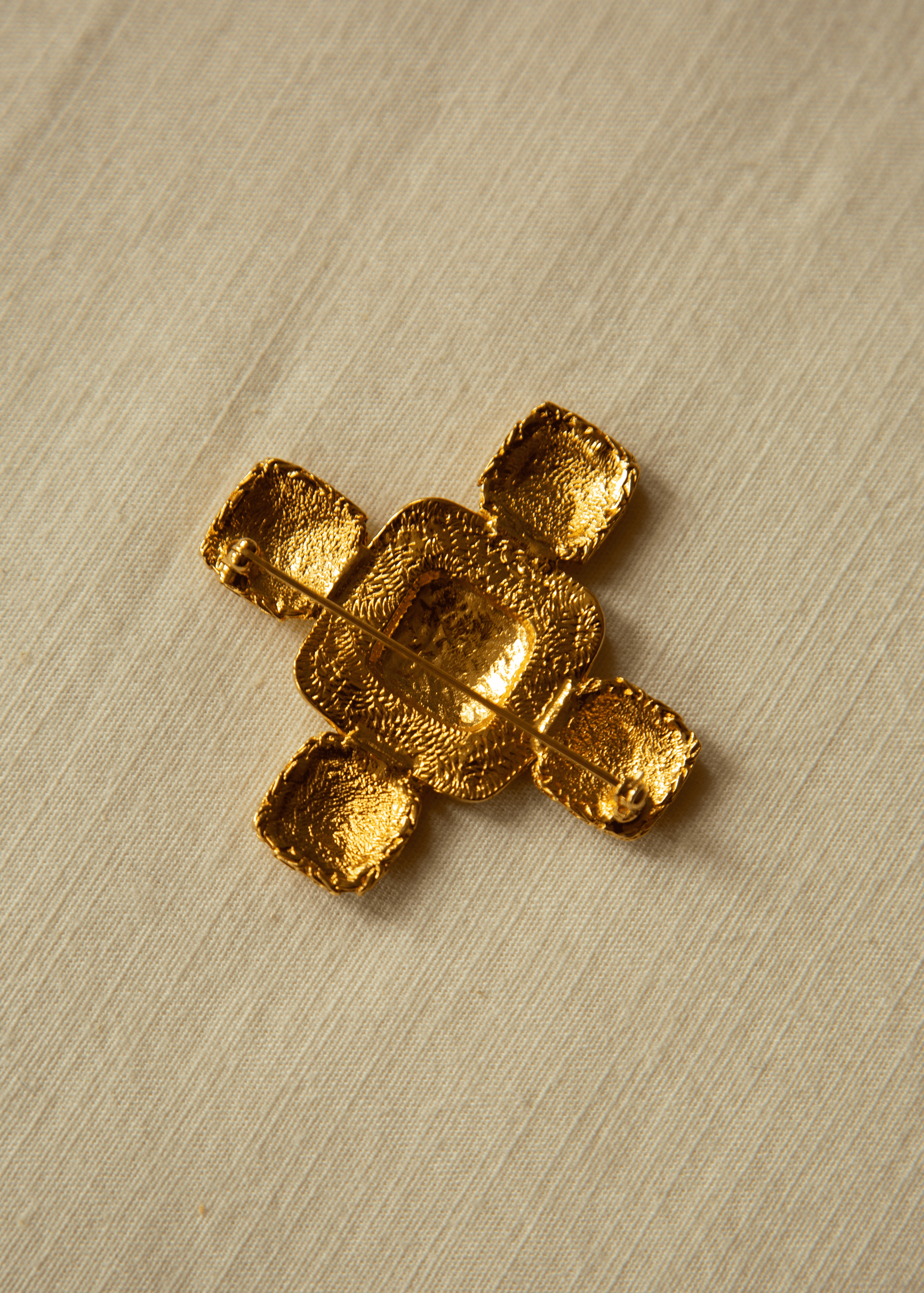 Late 80's European glam Brooch