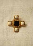 Late 80's European glam Brooch