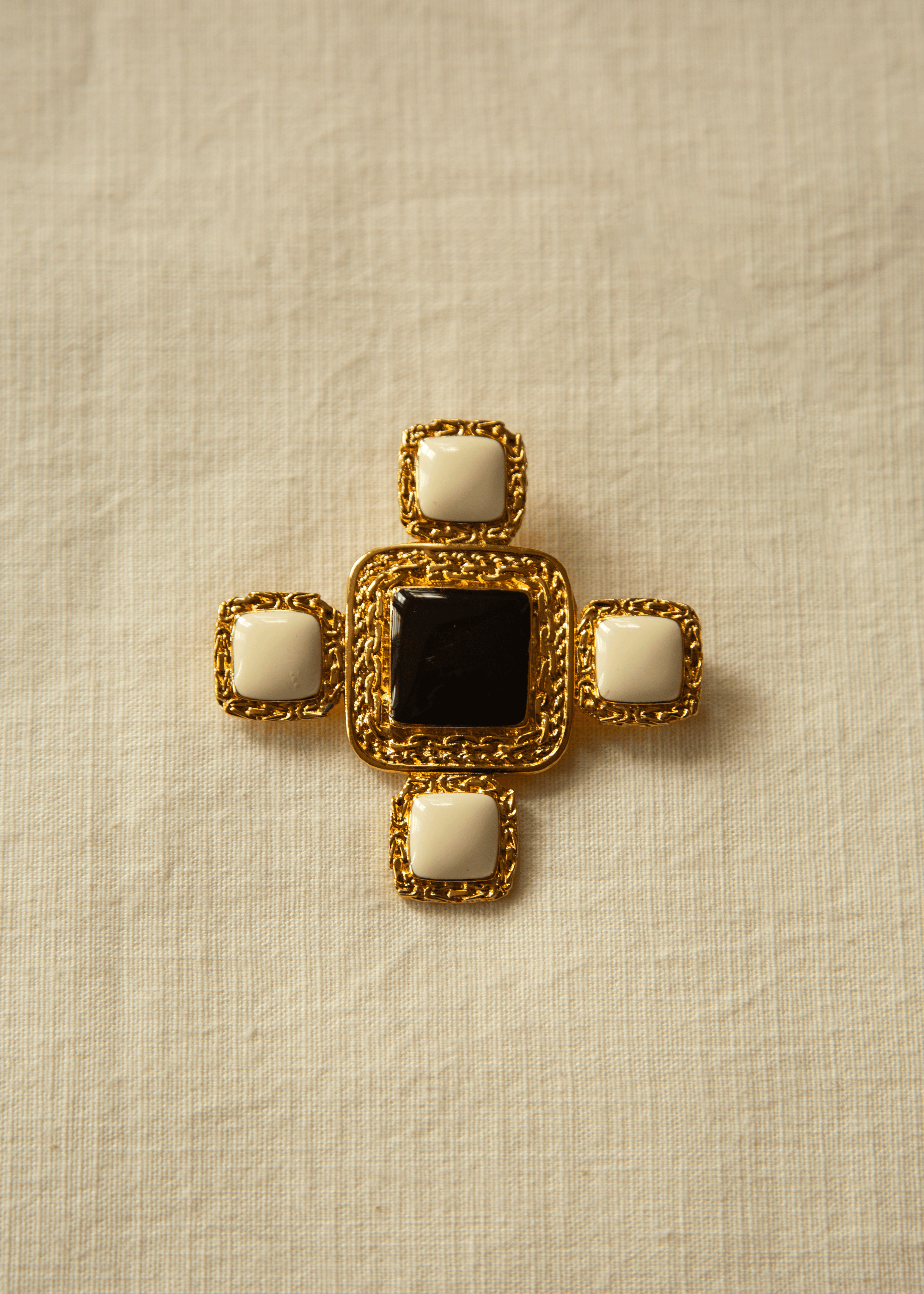 Late 80's European glam Brooch
