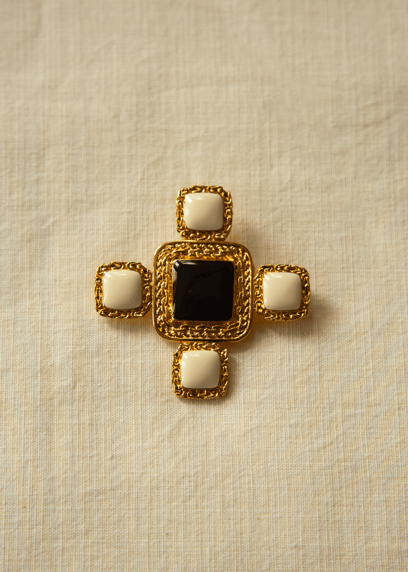Late 80's European glam Brooch