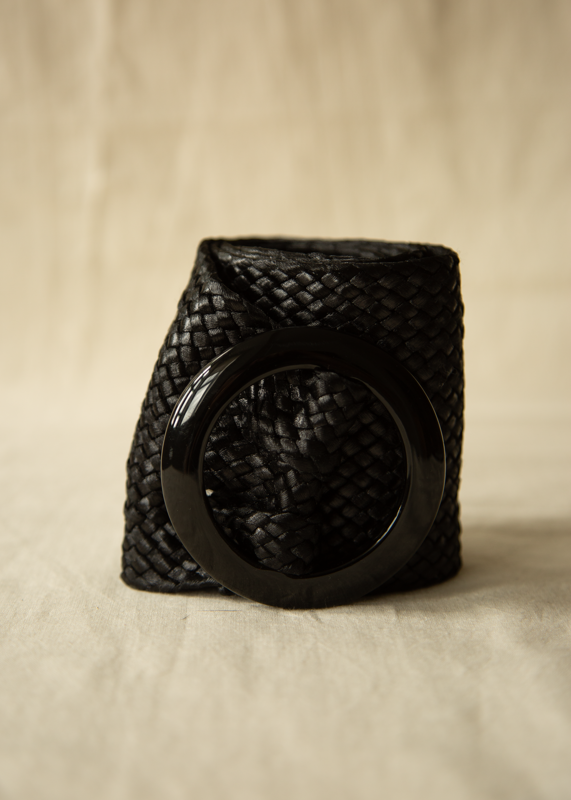 Chunky woven waist Belt
