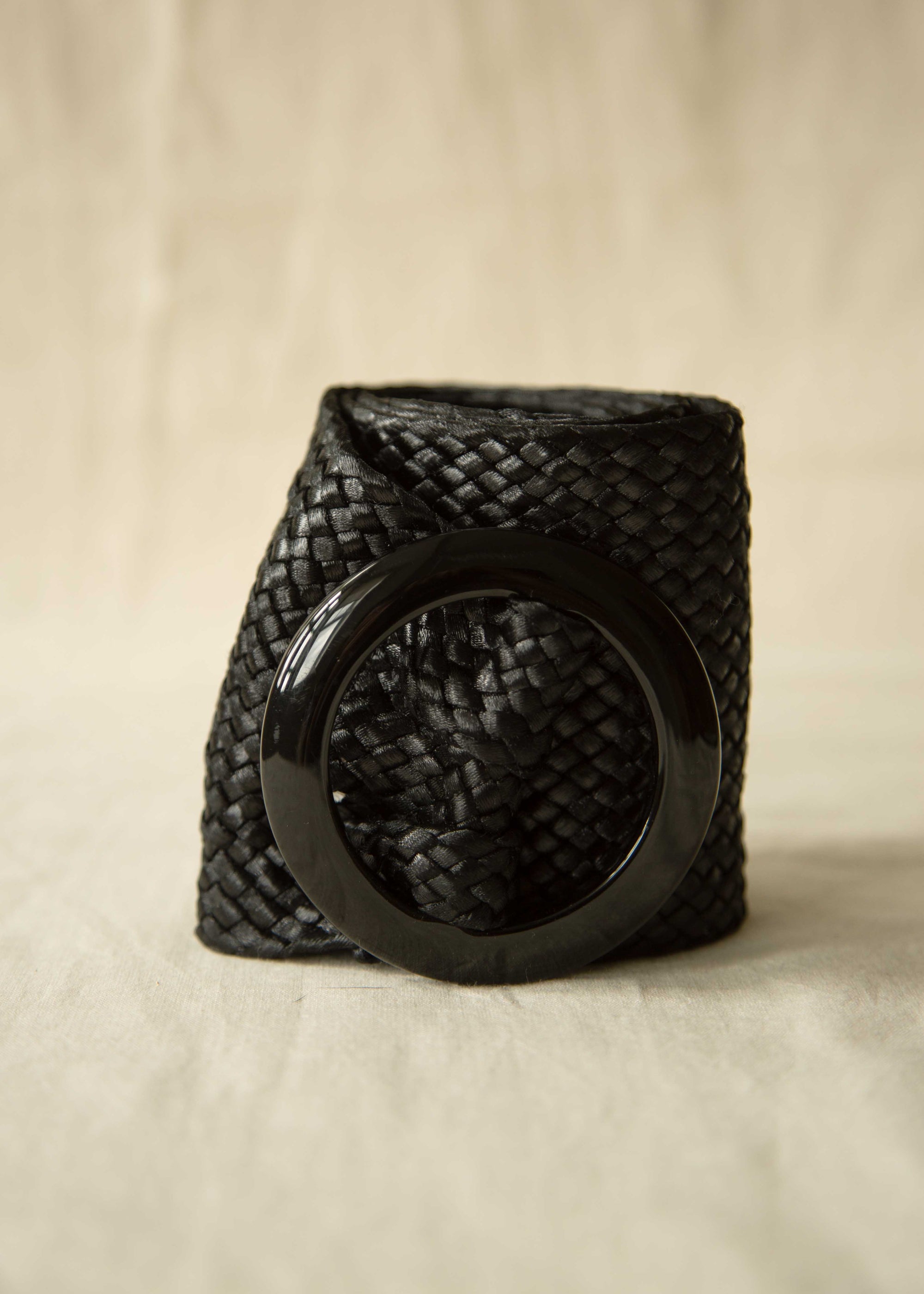 Chunky woven waist Belt