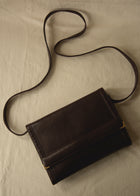 Leather Coffee hour bag, Summer classic