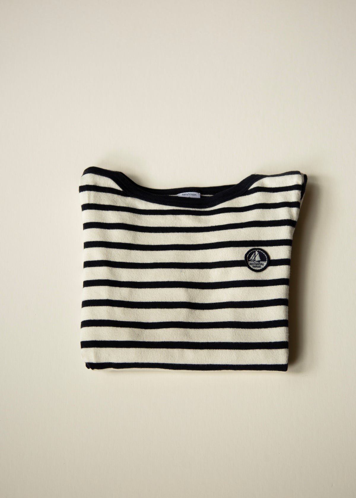 Petit Bateau Striped Long-Sleeve Marinière — 6 Years