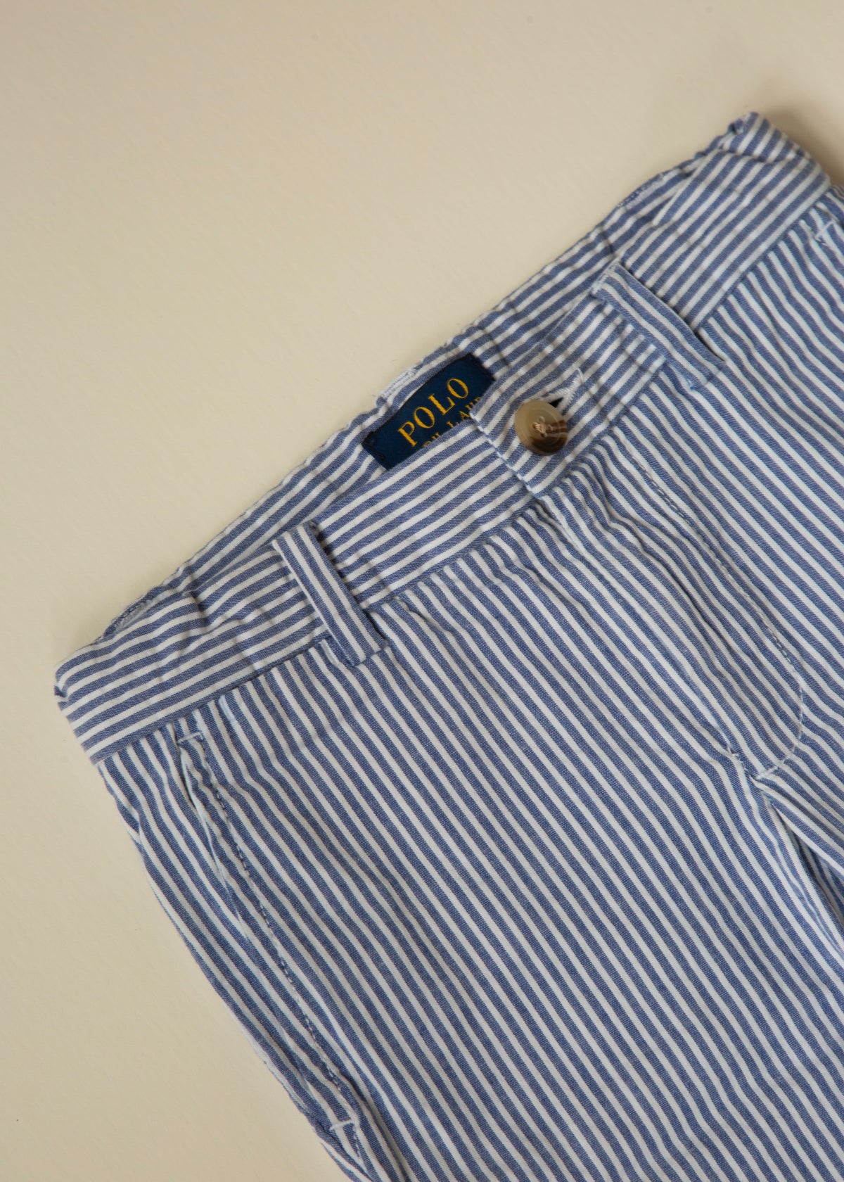Polo Ralph Lauren Blue Seersucker Stripe Pants-4 ans