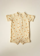 Ryley and Me Orange Print Baby Swimsuit 3M