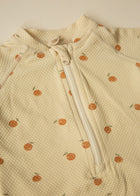Ryley and Me Orange Print Baby Swimsuit 3M
