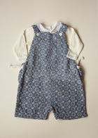 Bonpoint Embroidered Baby Romper Set — 3 Months