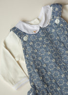 Bonpoint Embroidered Baby Romper Set — 3 Months