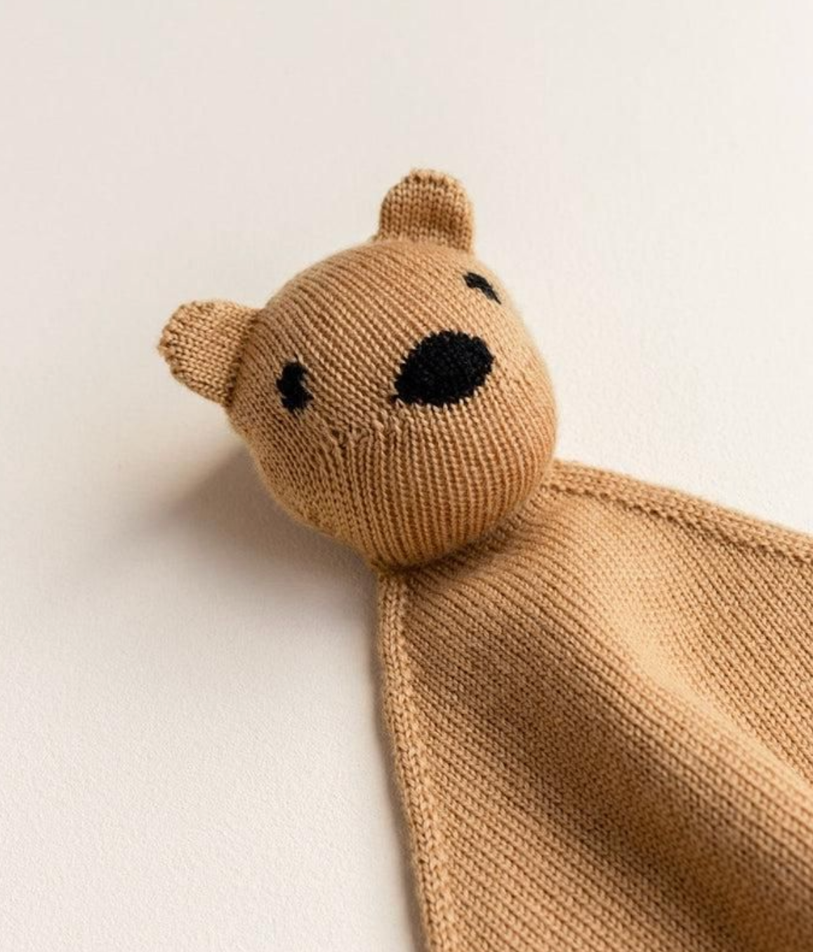 hvid 100 % merino teddy