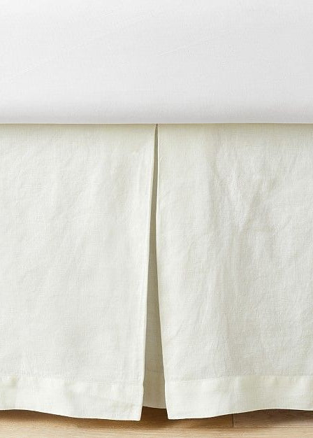 Pottery Barn Baby Linen Crib Skirt