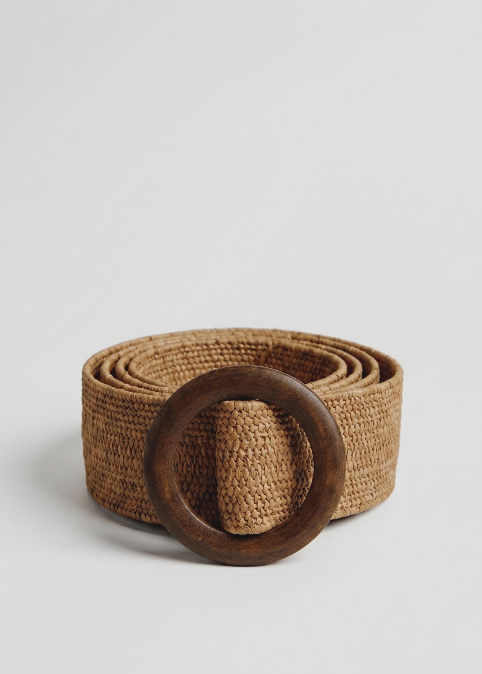 Vintage stretched Raffia Waist Belt