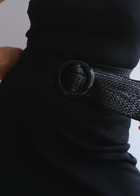 Chunky woven waist Belt