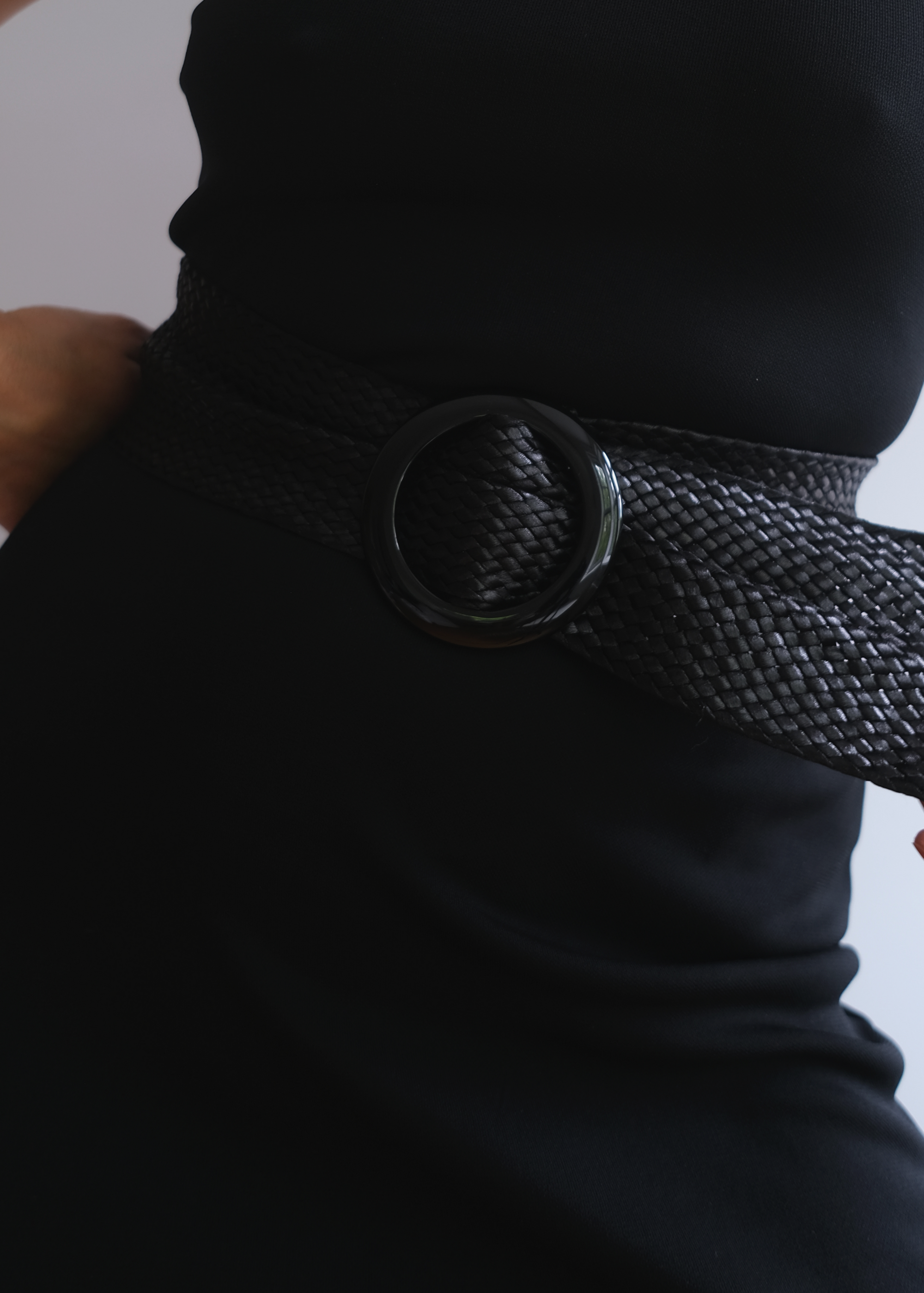 Chunky woven waist Belt