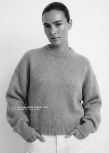 Chunky Wool-Cashmere Knit