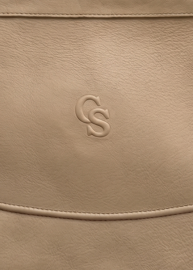 Genuine vintage Leather Carry-all Pouch
