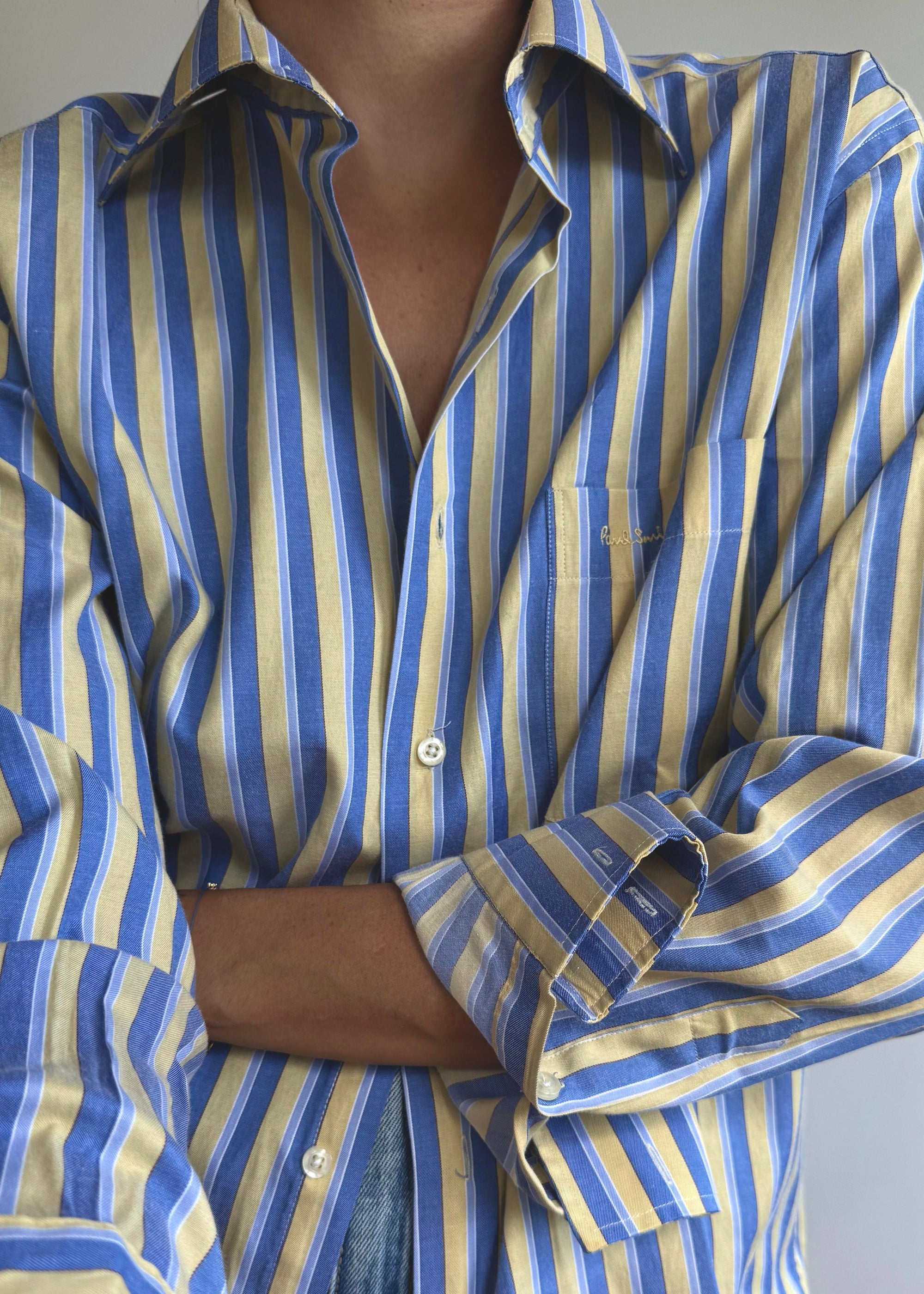 Vintage European Striped Paul Smith Riviera cotton Shirt
