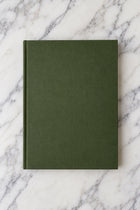 Olive green cloth hardcover of Cézanne book