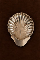 Vintage Fleuron France silver-plated scallop dish