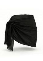 Flowy Wrap Pareo – Black