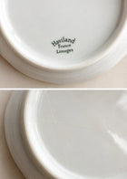Haviland Limoges porcelain underside maker mark and detail of hairline crack