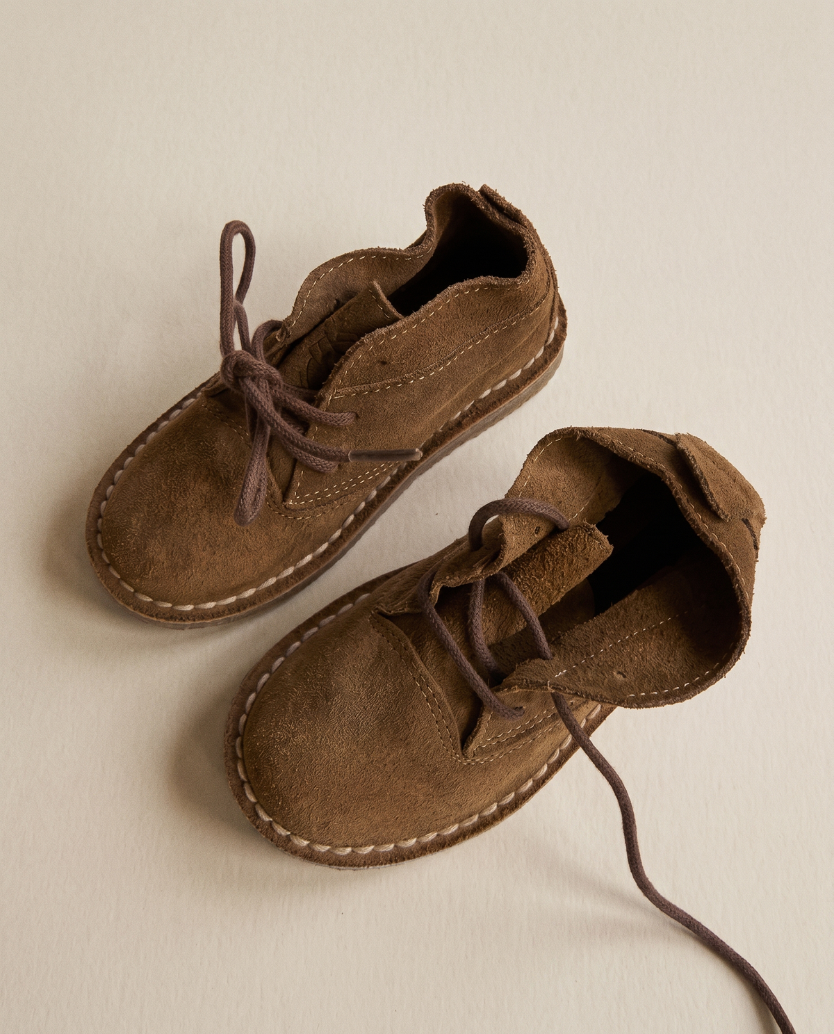 Zara Kids Suede Desert Shoes- size 21
