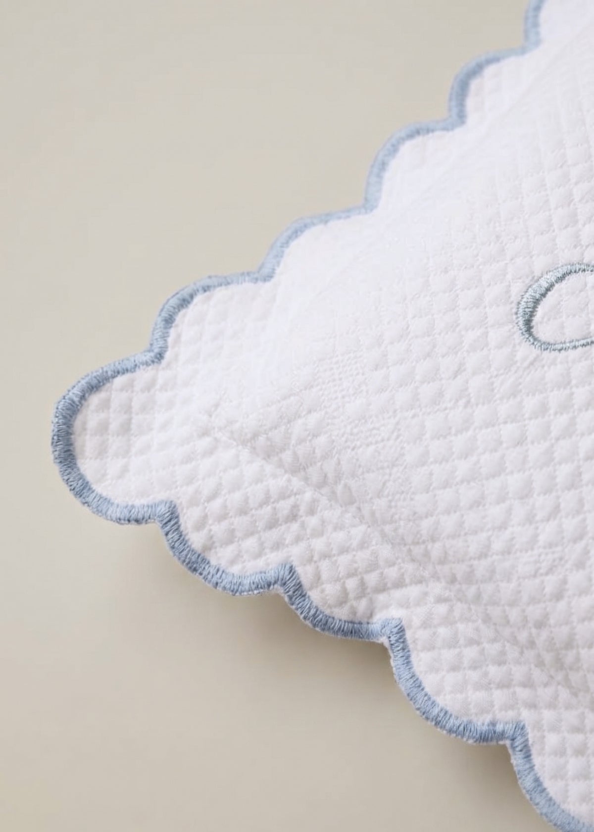 Scalloped Baby Pillow