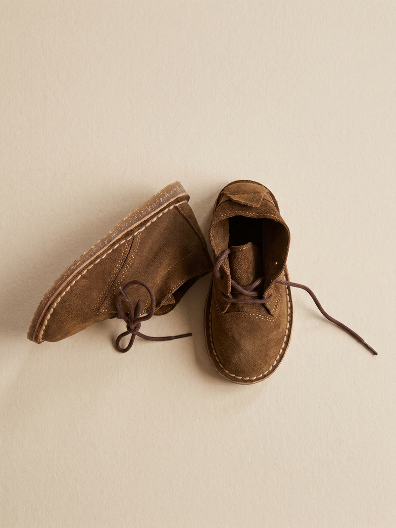 Zara Kids Suede Desert Shoes- size 21