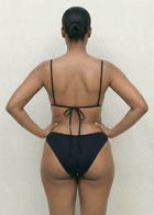 Maillot de bain une pièce Elsa à découpes – Crème
