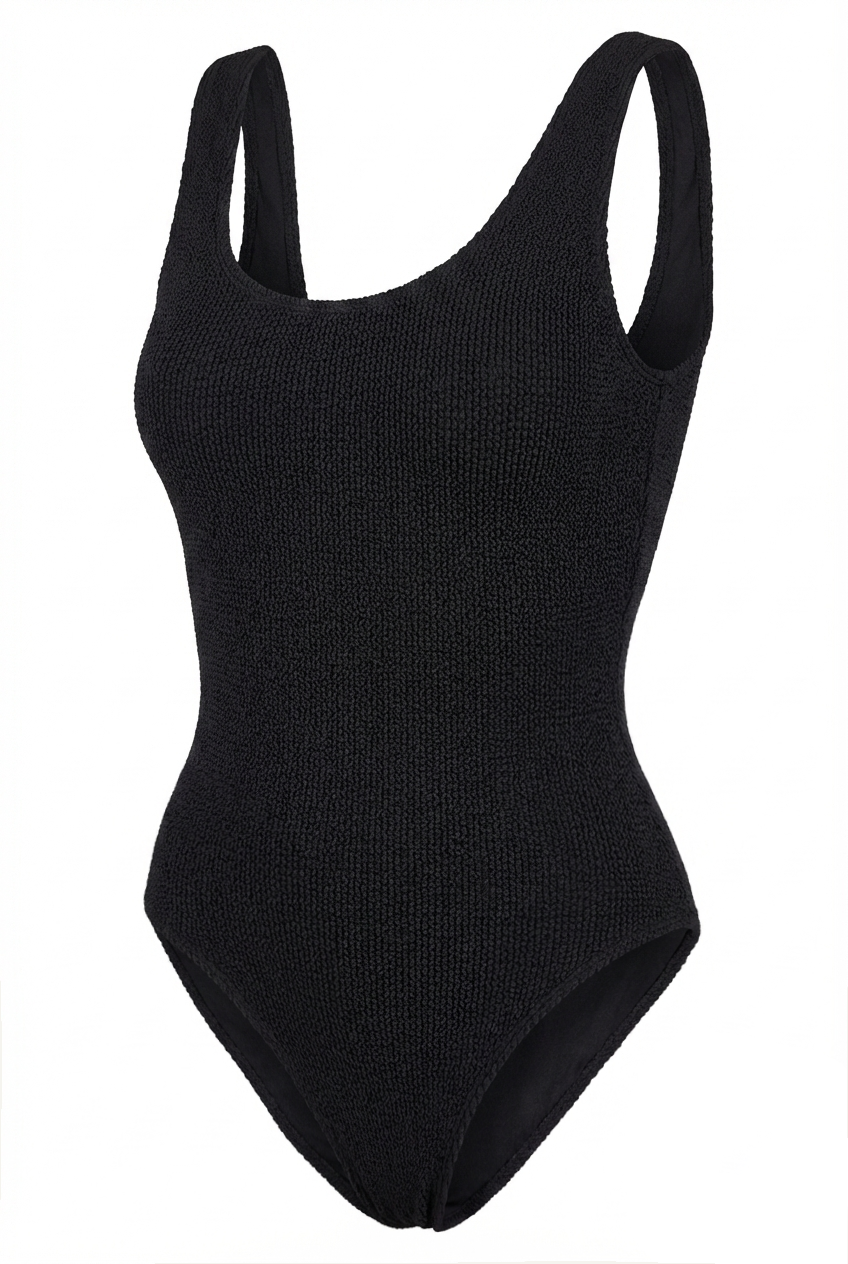 Maillot de bain une pièce froissé – TU