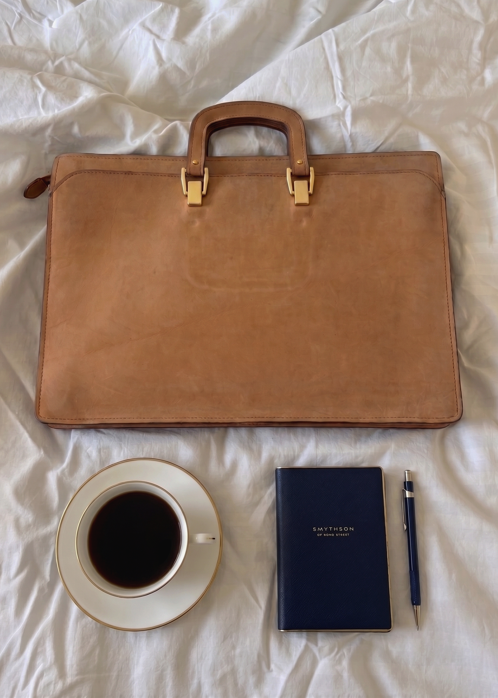 Vintage 1995 Artist Leather Document Case