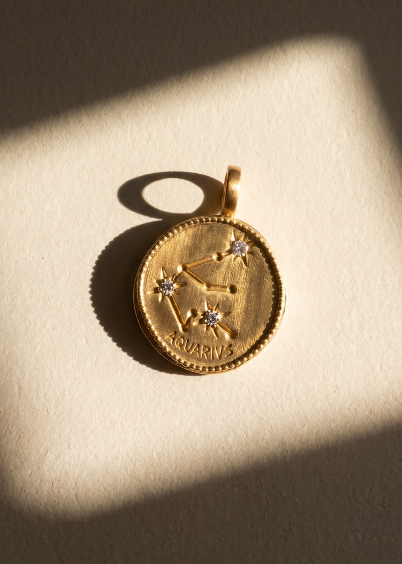 Zodiac Constellation Charm