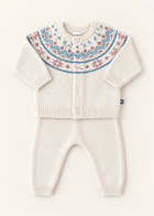 Petit Bateau Fair Isle Baby Knit Set — 6 Months