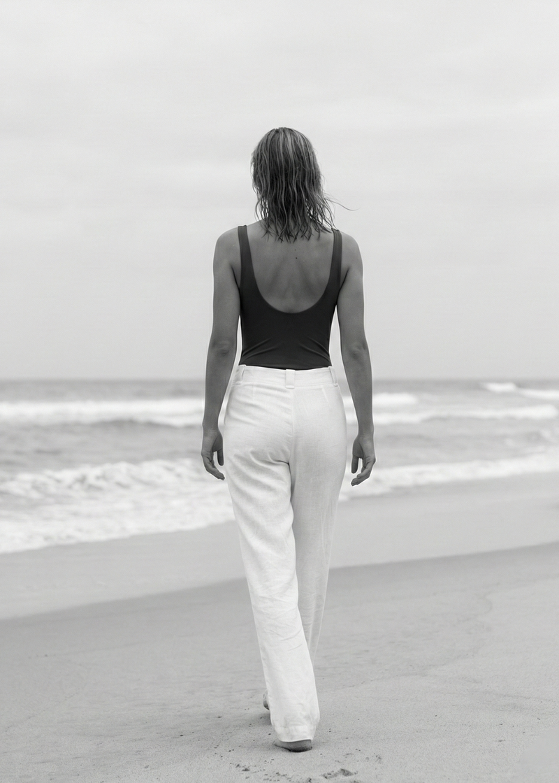 Cotton Linen Pants – Fitted