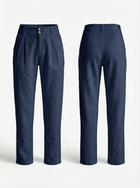 Cotton Linen Pants – Fitted