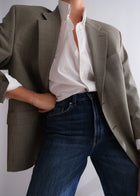 Original view 3 of vintage Lauren by Ralph Lauren check blazer