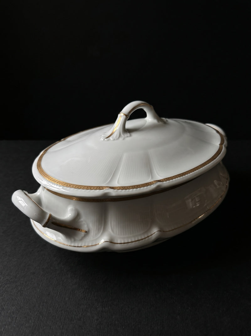 French Limoges covered serving dish