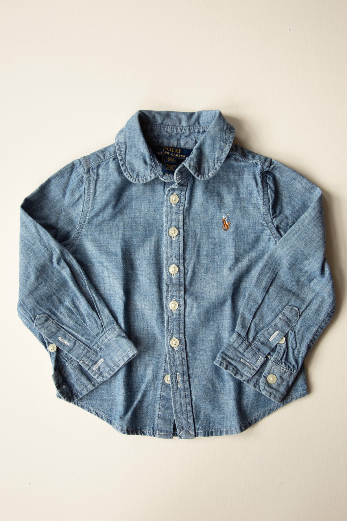 Vintage RL Denim Shirt — 18–24 Months