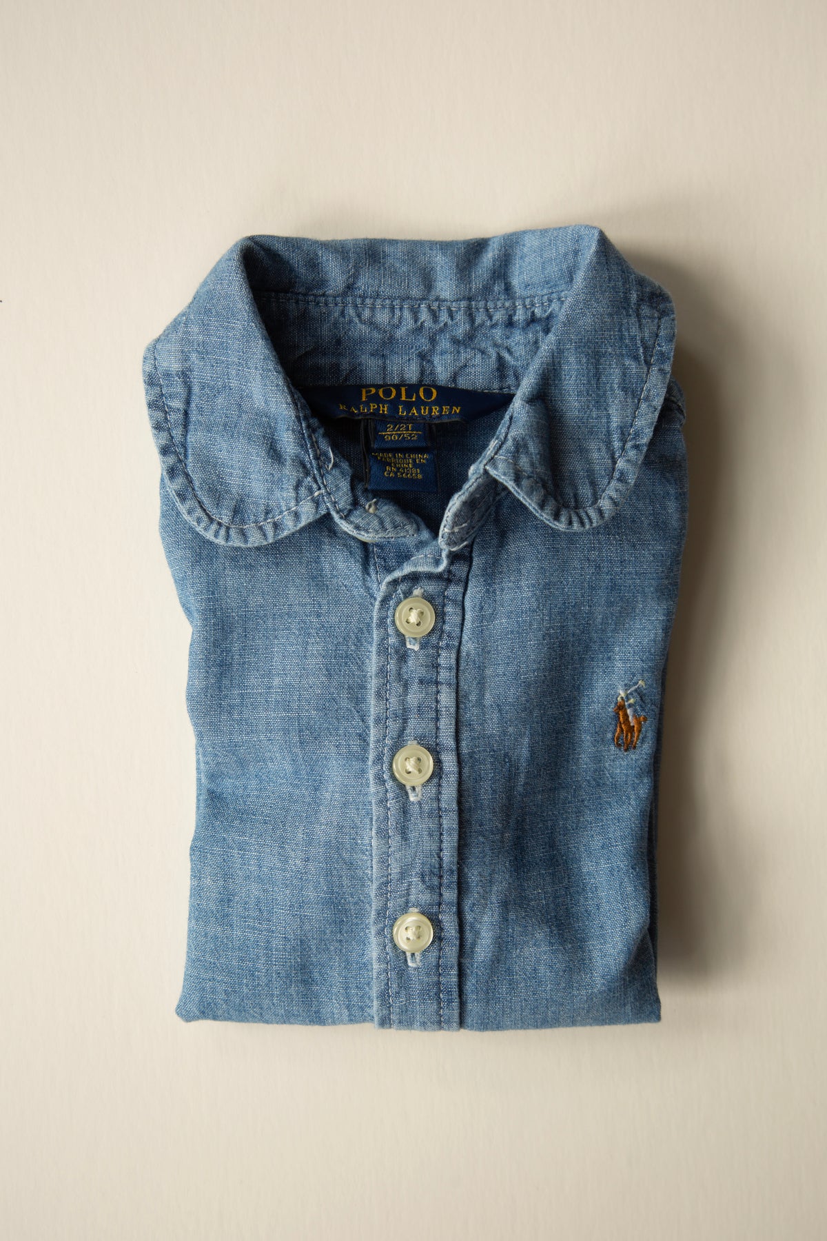 Vintage RL Denim Shirt — 18–24 Months